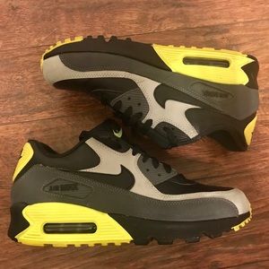 Nike Air Max 90 - Black/Neon/Grey